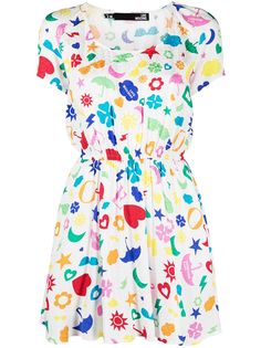 Love Moschino платье мини с принтом