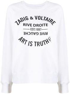 Zadig&Voltaire толстовка с принтом Art Is Truth