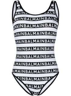 Balmain купальник с логотипом