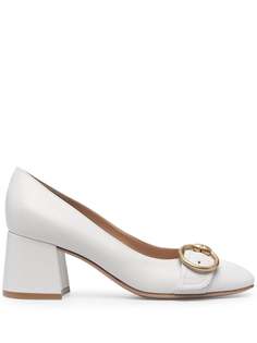 Gianvito Rossi туфли на блочном каблуке с пряжками