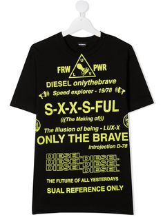 Diesel Kids футболка с принтом Manifesto