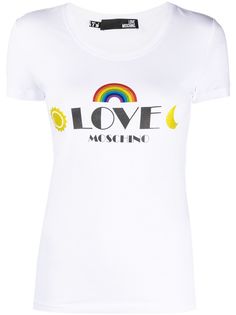 Love Moschino футболка с графичным принтом