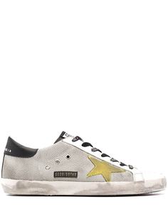 Golden Goose кеды Superstar с сетчатыми вставками