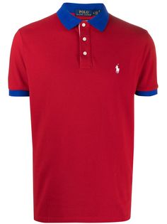 Polo Ralph Lauren рубашка поло с вышивкой