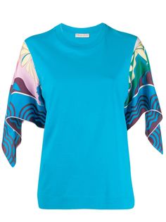 Emilio Pucci футболка с расклешенными рукавами