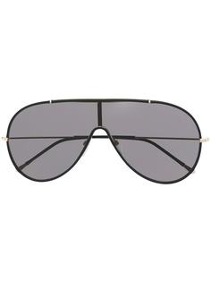 Tom Ford Eyewear солнцезащитные очки-авиаторы с затемненными линзами