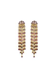 Oscar de la Renta серьги с кристаллами