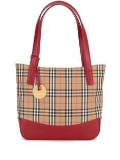 Burberry Pre-Owned сумка-тоут в клетку Nova Check