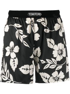 Tom Ford шорты с цветочным принтом