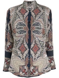 Etro рубашка с принтом пейсли