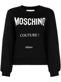 Moschino толстовка с принтом Couture
