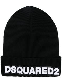 Dsquared2 шапка бини с вышитым логотипом