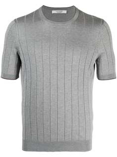 La Fileria For Daniello полосатая футболка с отделкой в рубчик