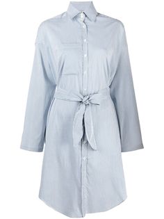 Semicouture платье-рубашка в полоску