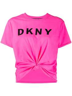 DKNY спортивная футболка с короткими рукавами и логотипом