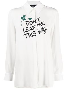 Boutique Moschino рубашка с принтом