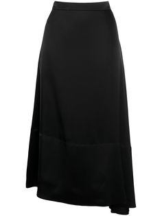 Jil Sander юбка с асимметричным подолом