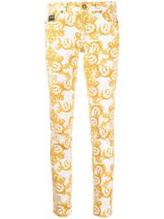 Versace Jeans Couture брюки скинни с принтом Barocco
