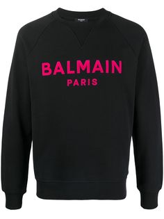 Balmain толстовка с длинными рукавами и логотипом