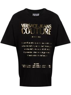 Versace Jeans Couture футболка с логотипом