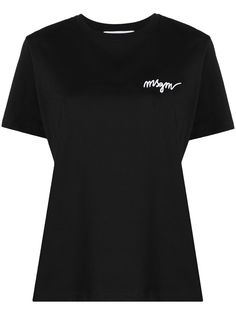 MSGM футболка с короткими рукавами и логотипом