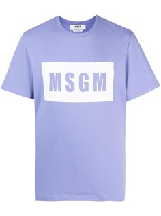 MSGM футболка с логотипом