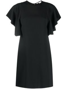 Stella McCartney платье мини с оборками на рукавах