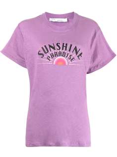 IRO футболка с графичным принтом Sunshine