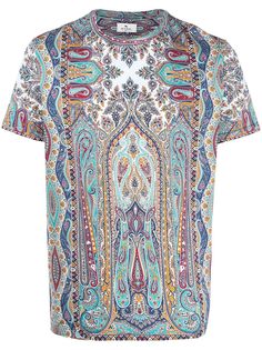 Etro футболка с принтом пейсли