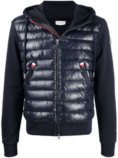 Moncler кардиган с дутыми вставками