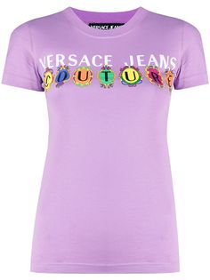 Versace Jeans Couture футболка с логотипом