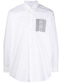 Raf Simons рубашка Joy Division с вышивкой