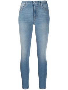 7 For All Mankind джинсы скинни HW