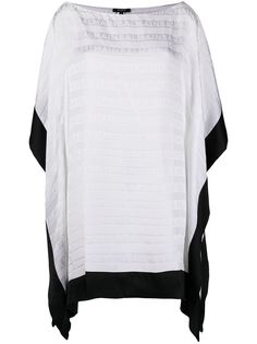 Balmain двухцветная ночная рубашка с логотипом