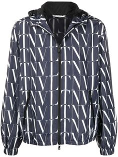 Valentino куртка на молнии с логотипом
