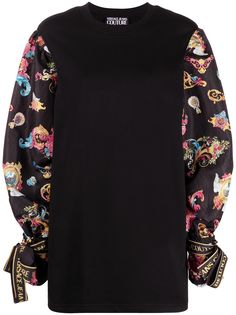 Versace Jeans Couture платье-свитер с принтом Baroque