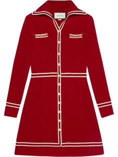 Gucci двухцветное платье мини