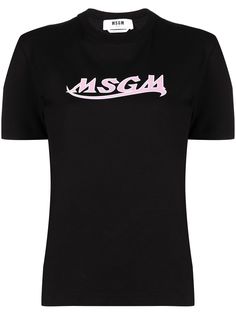 MSGM футболка с короткими рукавами и логотипом