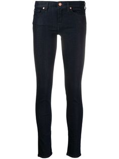 7 For All Mankind джинсы скинни с завышенной талией