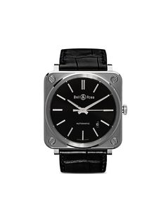 Bell & Ross часы BRS-92 Black Steel 39 мм