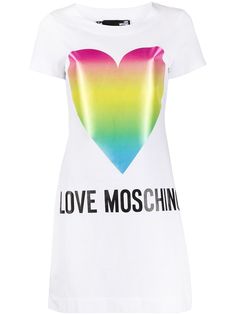 Love Moschino платье-футболка с логотипом