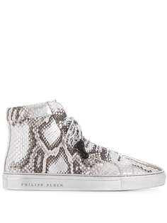 Philipp Plein хайтопы из кожи питона