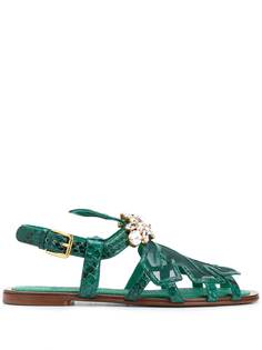 Dolce & Gabbana декорированные сандалии