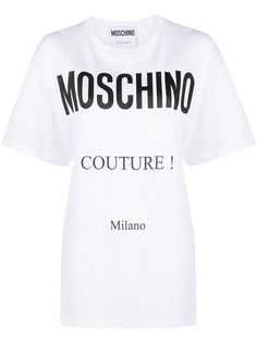 Moschino футболка с логотипом