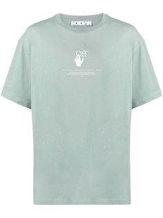 Off-White футболка с графичным принтом