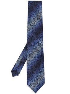 Etro галстук с принтом пейсли