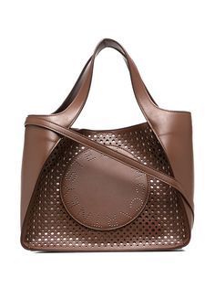 Stella McCartney сумка-тоут Stella Logo с перфорацией