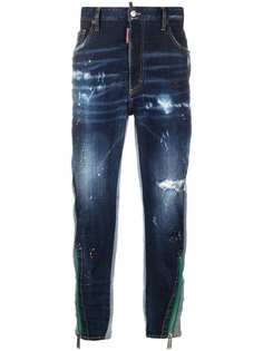 Dsquared2 джинсы с контрастными вставками