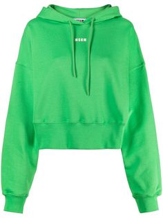 MSGM укороченное худи с логотипом