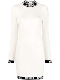 Moschino платье мини с логотипом
